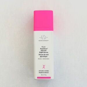 Drunk Elephant T.L.C. Framboos Exfoliating Glycolic Night Serum | UNUSED | 30ml